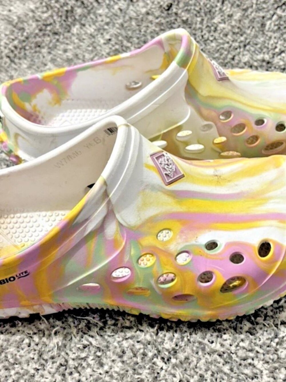 Muck Boot Company Muckster Lite Clog Marble Swirl Pastel Womens 7 Mens 6